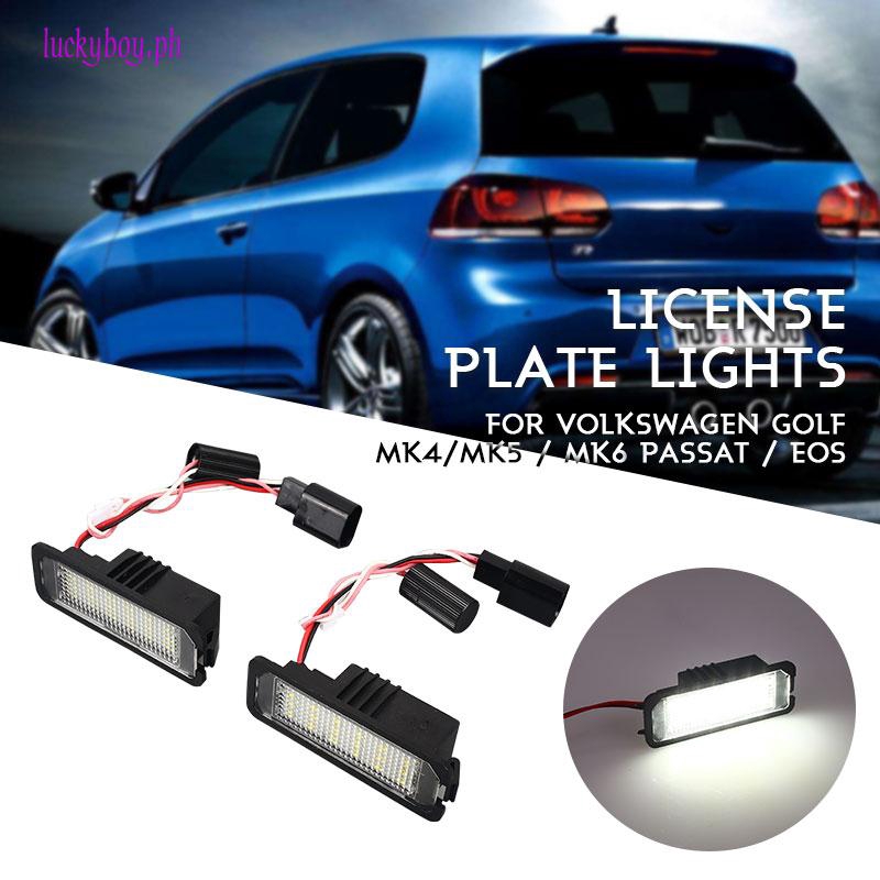 bright number plate lights