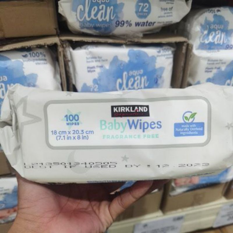 Kirkland Signature Tencel Baby Wipes 100s Shopee Philippines