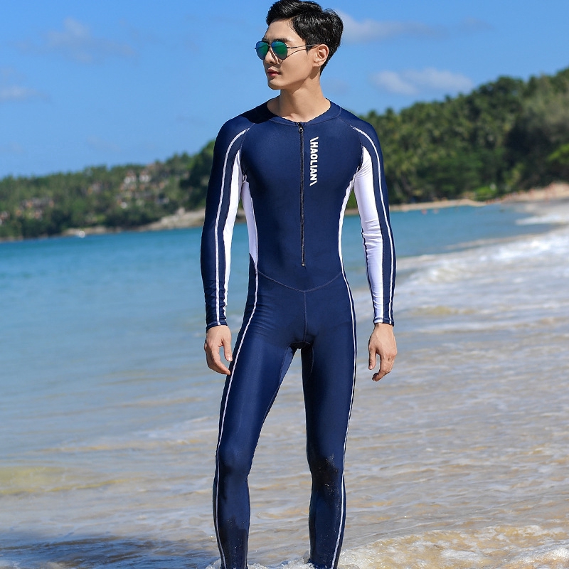 long sleeve swimsuit men