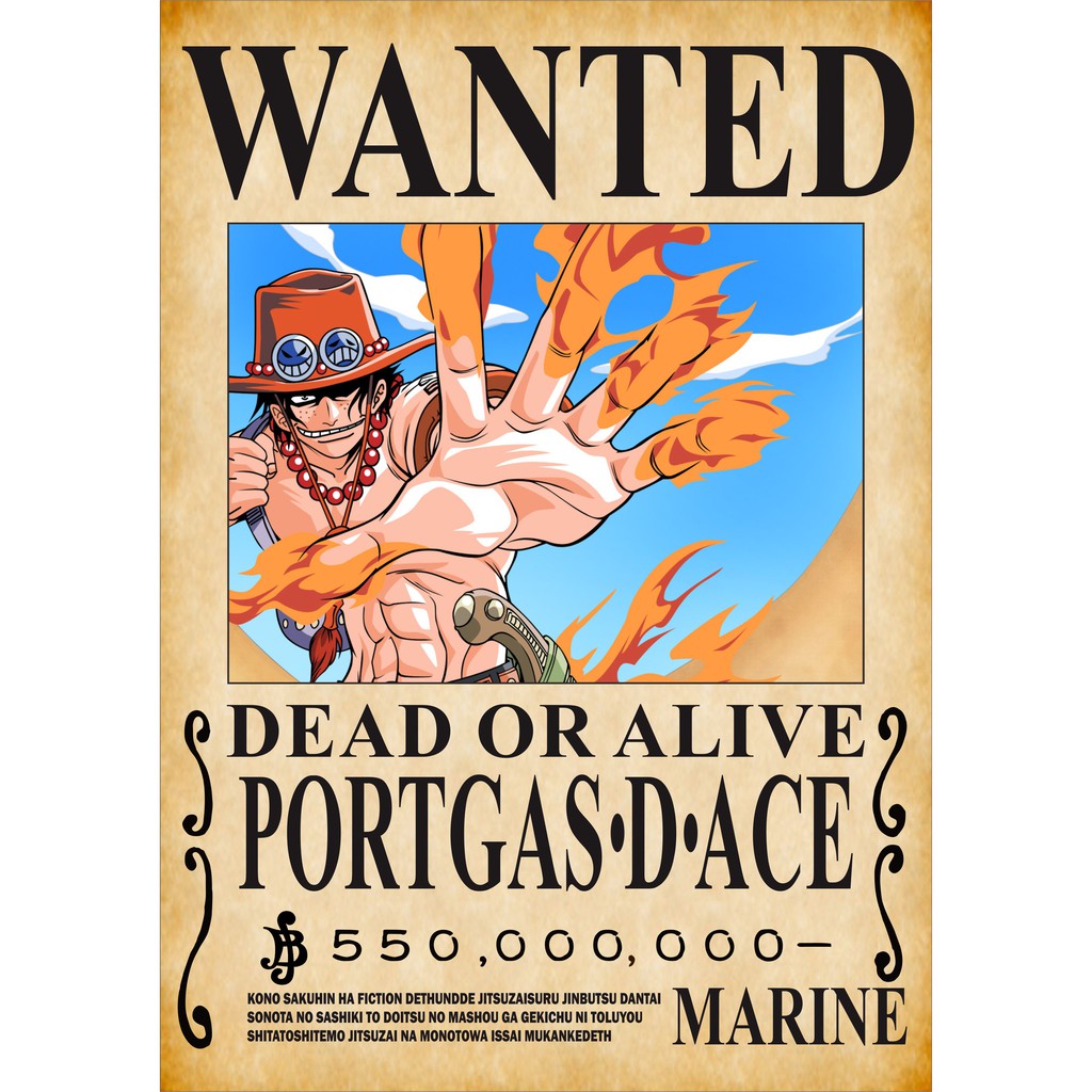 One Piece Yonko Yonkou Shirohige Whitebeard Pirates Edward Newgate Anime Bounty Art Wall Silk Cloth Poster Print 10pcs Shopee Philippines