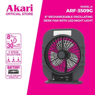 akari oscillating fan