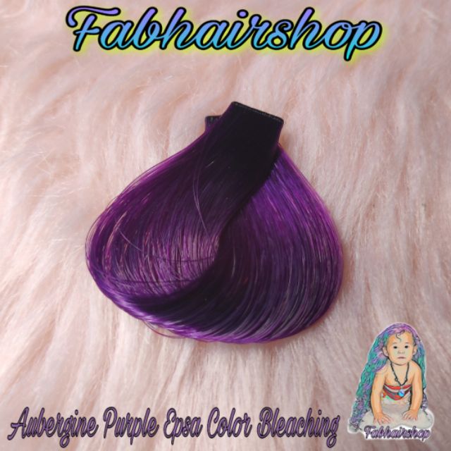 Fabhairshop Aubergine Purple Epsa Color Bleaching Shopee Philippines