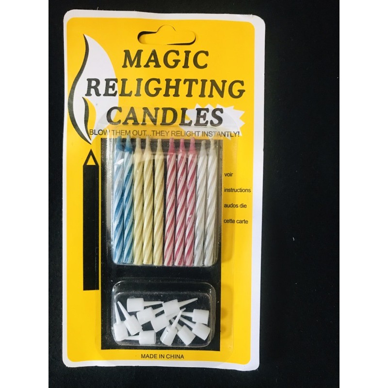 10s Magic Relighting Candle Assorted Colors candles Shopee Philippines