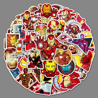 50pcs Marvel Superhero Stickers Pack1 Vinyl Decal Car Skateboard Waterproof 