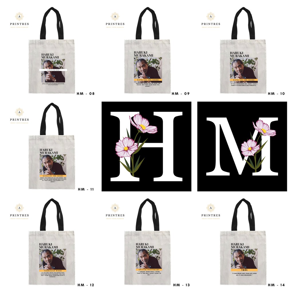 Haruki Murakami Signature | Tote Bag