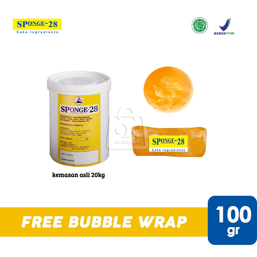 Sp Sponge 28 Cake Emulsionfier / Cake Softener / Improver Cake (100 gr