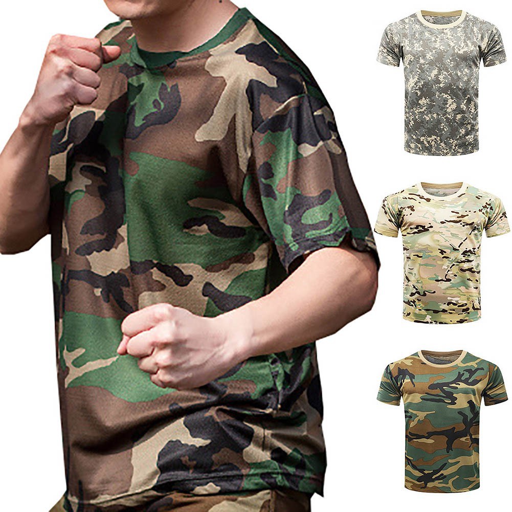 camouflage t shirt man