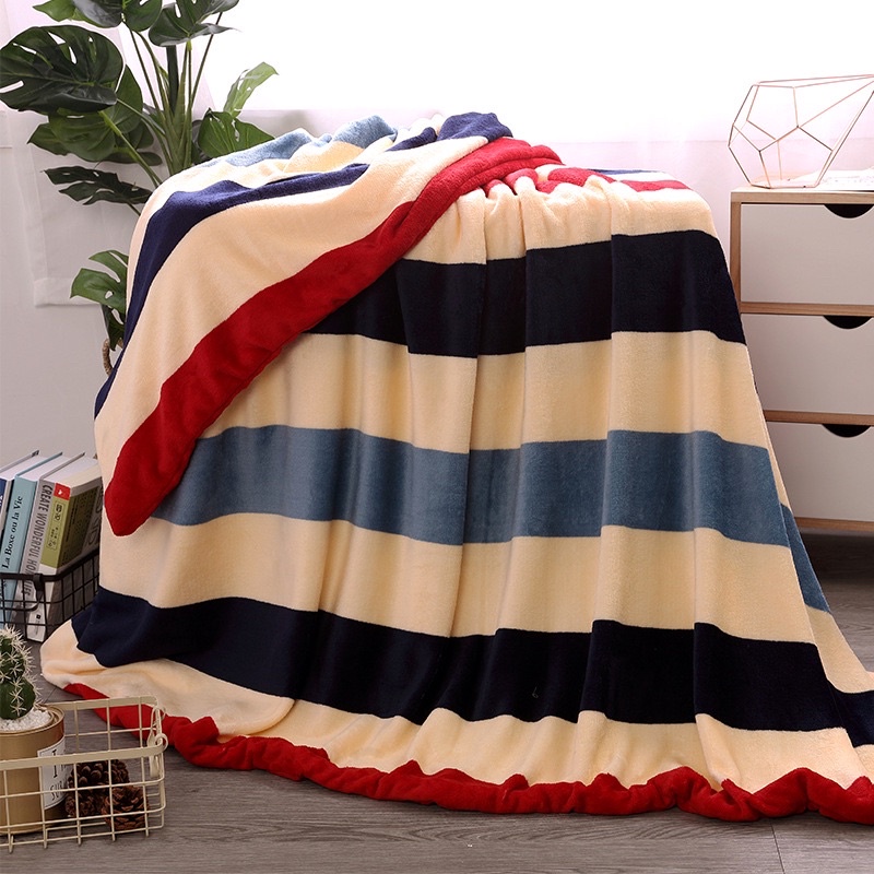 Hs Blanket MicroFiber Double size 150x200cm For One Adult Shopee