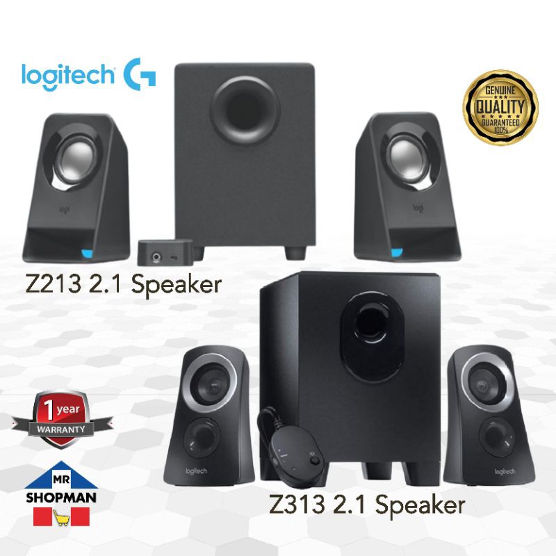 LOGITECH Z213 / Z313 2.1 PC Speaker System Shopee Philippines