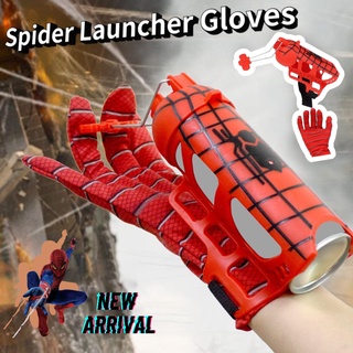 [NEW] Spiderman Launcher Gloves Cosplay Glove Hero Launcher Wrist Toys Costume Props Kids Boys Gift