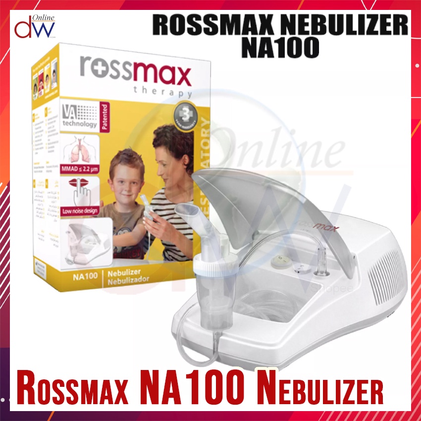 Rossmax Therapy NA100 Nebulizer (White/Gray) Shopee Philippines