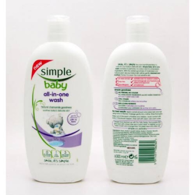 simple baby wash