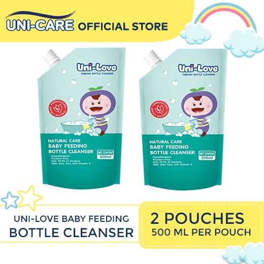 UniLove Baby Bottle Cleanser 500ml Pack of 2 | Shopee Philippines