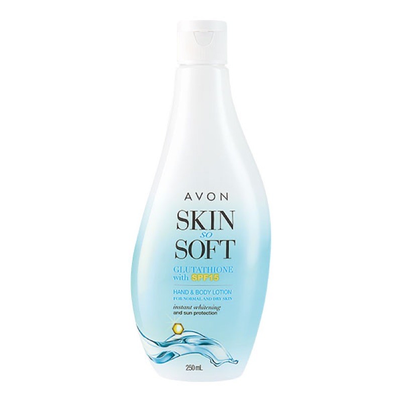 AVON SSS LOTION | SKIN SO SOFT SSS GLUTATHIONE WITH SPF 15 HAND & BODY ...