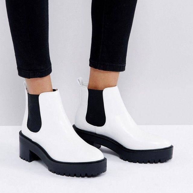 white boots pull and bear