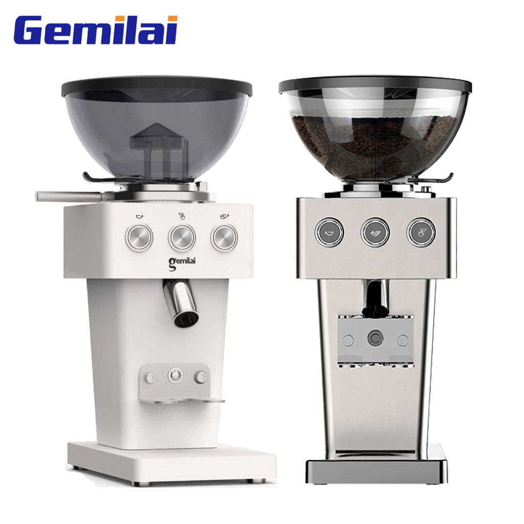 Gemilai CRM9015A Fully Automatic Stainless Steel Coffee Grinder Flat