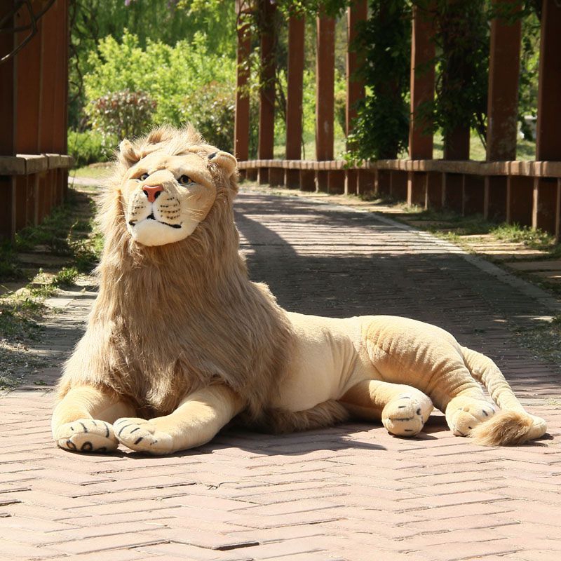 huge stuffed lion
