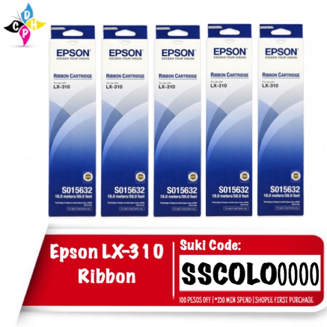 Epson LX310 Dot Matrix SO15632 Ribbon Cartridge Shopee Philippines