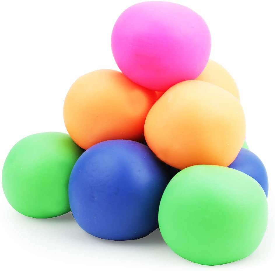 Stress Relief Toys - fidget toys-Stress Ball Set Latex-Free Assorted