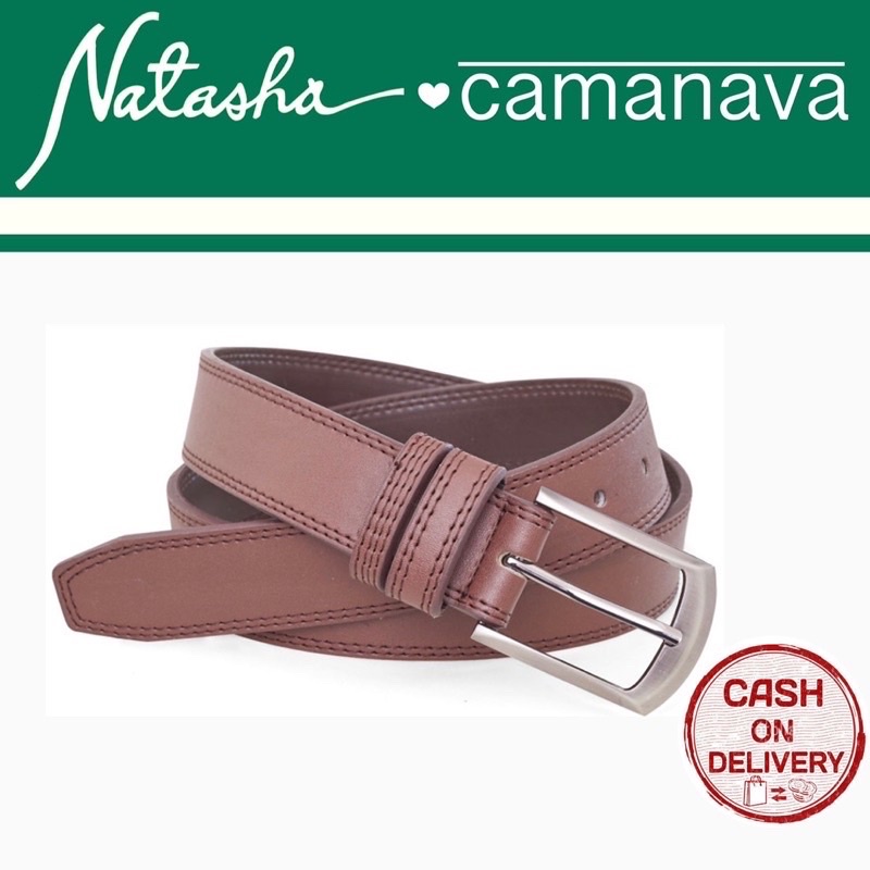 Natasha Aerino Mens Leather Belt Black Leather belt Natasha Nathaniel