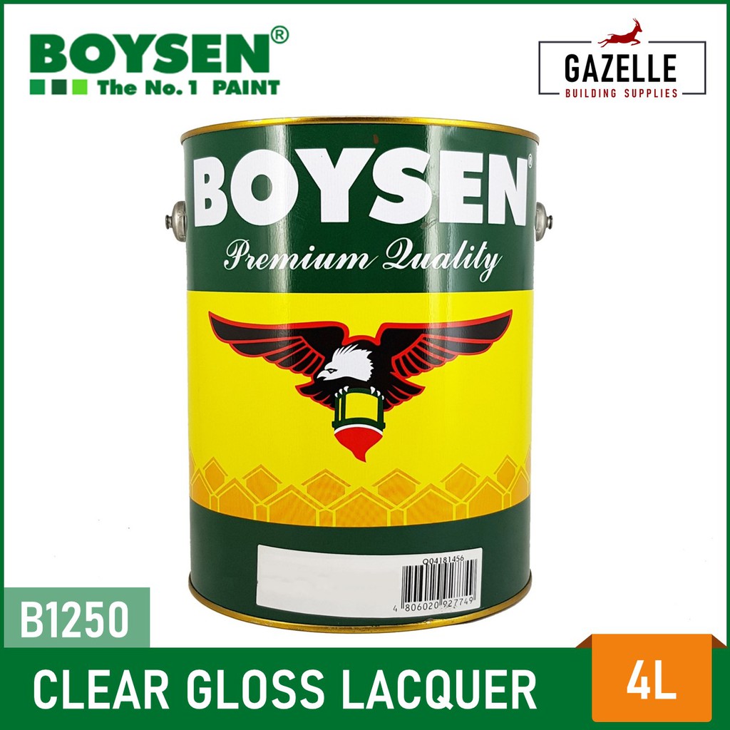 BOYSEN Clear Gloss Lacquer B1250 - 4L | Shopee Philippines