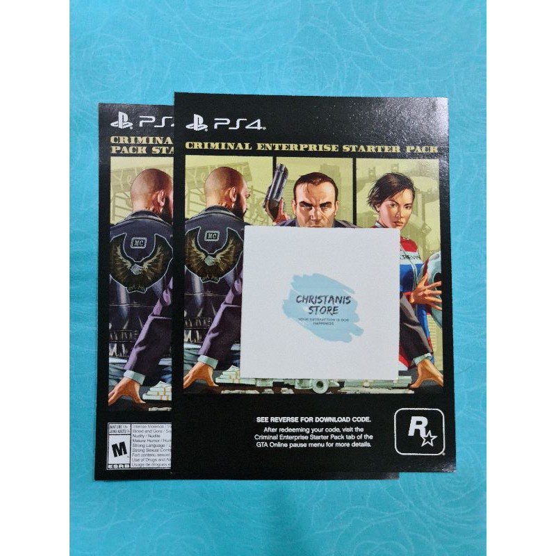 Hot Stock Gta V Grand Theft Auto 5 Online Dlc Criminal Enterprise Starter Pack Ps4 Region 3 Shopee Philippines