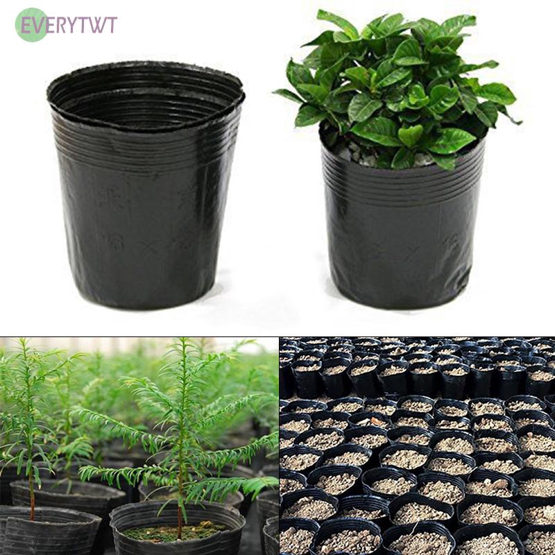 Details about  / 100pcs Home Plant Nursery Room Pot Round Flower Sowing Growing Basket 4 Size
