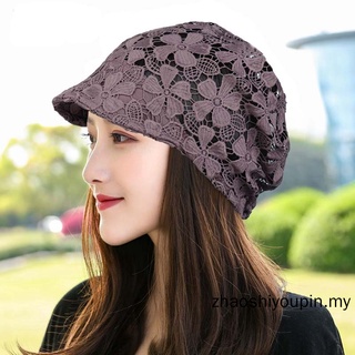 [ready stock ] foldable Fashion single-layer hollow handmade flowers Fisherman Hats Plain Baseball Caps soft edge Bucket Hat short eaves Cap Anti-UV Sun Hats outdoor sun protectio #1