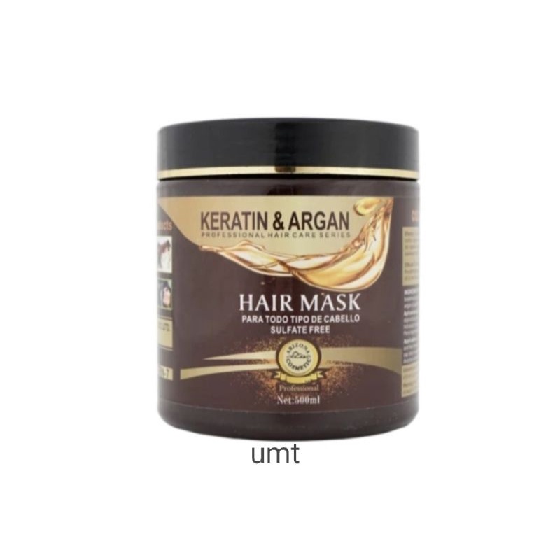 KERATIN AND ARGAN SULFATE FREE HAIR MASK 500ML Shopee Philippines