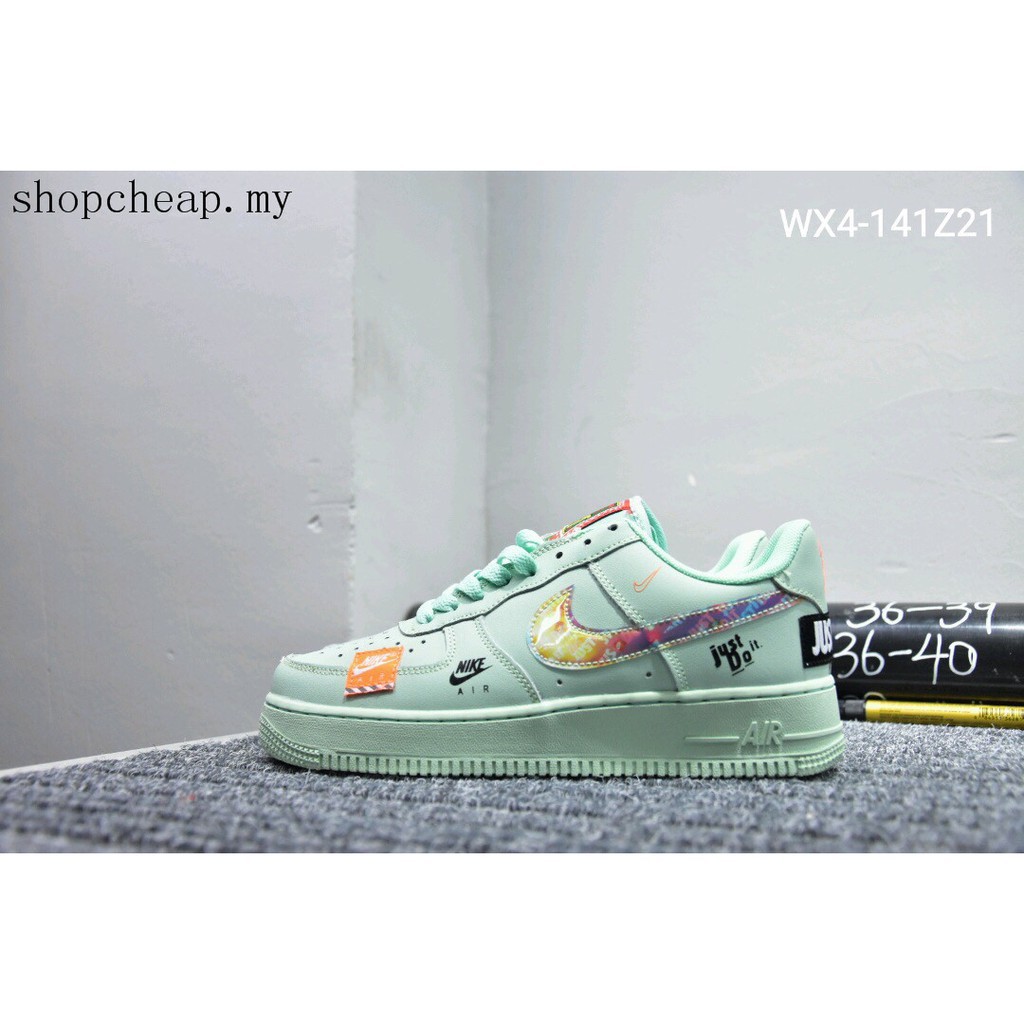 nike air force 1 just do it green