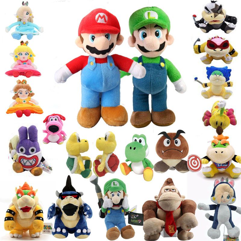 mario characters plush toys