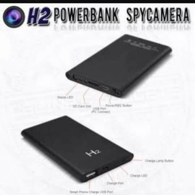 H2 power bank spy camera manual