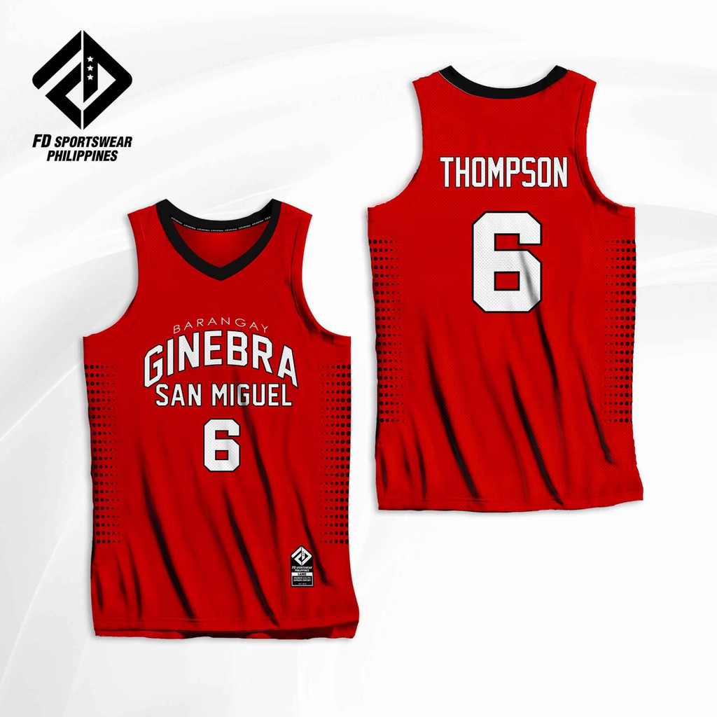 SCOTTIE THOMPSON Barangay Ginebra FULL SUBLIMATED JERSEY | Shopee ...