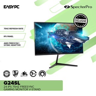 EasyPC | SpecterPro G24SL 24 Inch Monitor | 75hz | Freesync and Gsync Adaptive | IPS Panel
