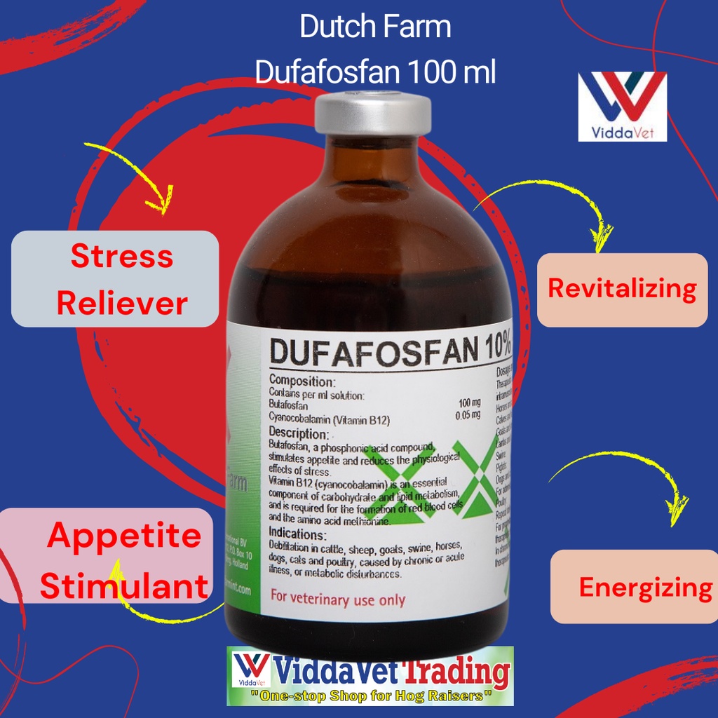 Viddavet 100 ml Dutch Farm Dufafosfan Imported Butafosfan like Coforta appetite stimulant for dogs #5