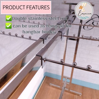 Stainless Steel Adjustable Garment Drying and Clothes Rack #2