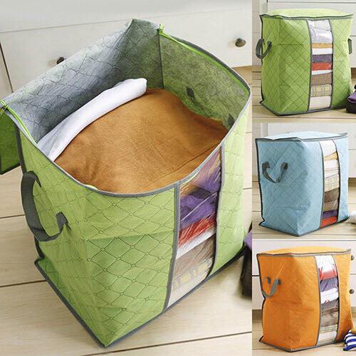 ZWB Foldable Bag Case Blanket Closet Sweater Organizer Box | Shopee ...