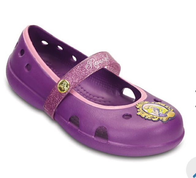 rapunzel crocs