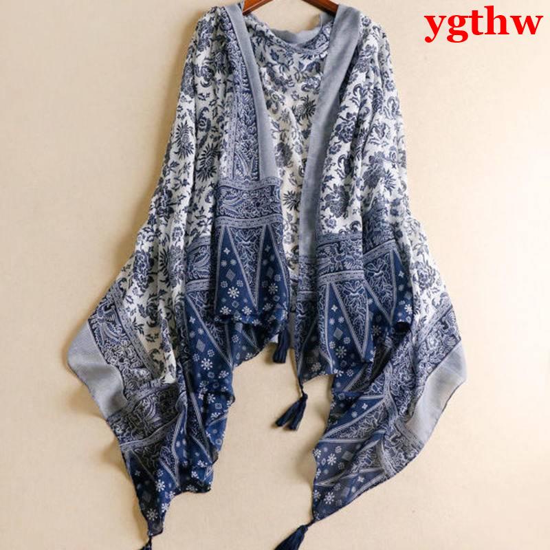 Yu Navy Blue/Brown Single WOMEN FASHION Accessories Shawl Navy Blue discount 92% Yu shawl 