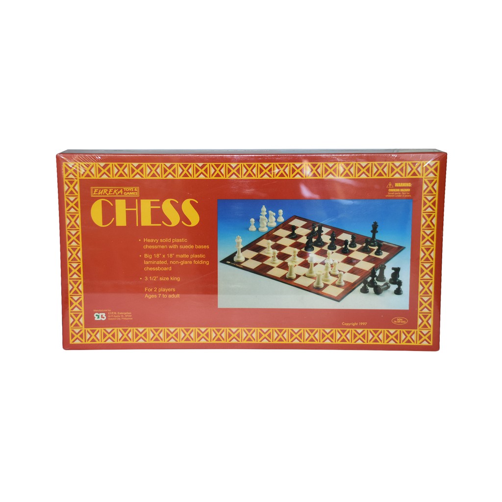Eureka Matte Plastic Laminated Chess Board Set Shopee Philippines