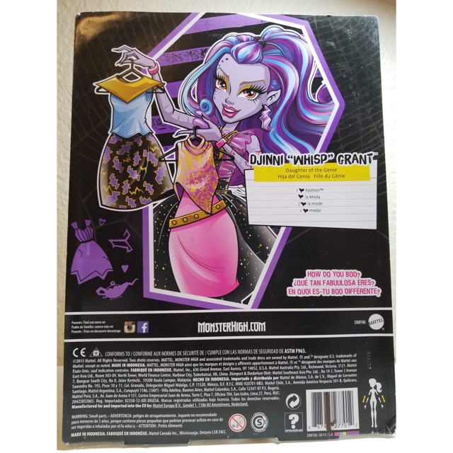 monster high djinni whisp grant