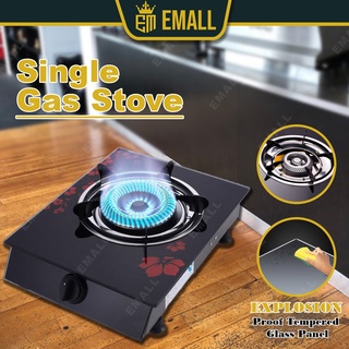 High quality Tempered Glass Table Single Gas Stove Home Kitchen