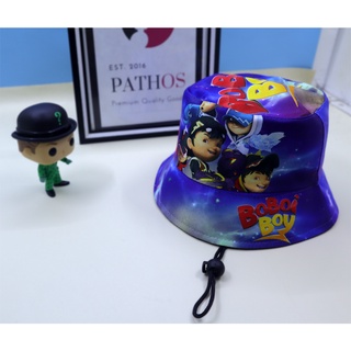 Pathos - Bucket Hat Kids Superhero Character Animation Unicorn Cartoon Neck Strap #8