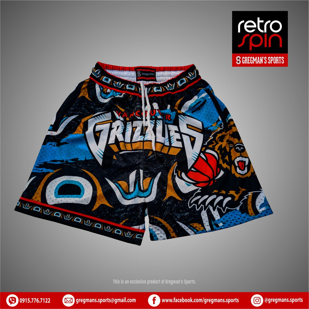 grizzlies shorts retro