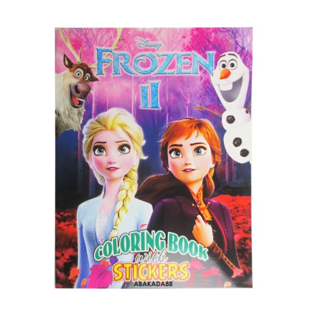 Featured image of post Frozen Coloring Book With Stickers