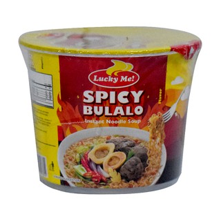 Lucky Me! Go Cup Mini Instant Noodle Soup Spicy Bulalo 40g | Shopee ...