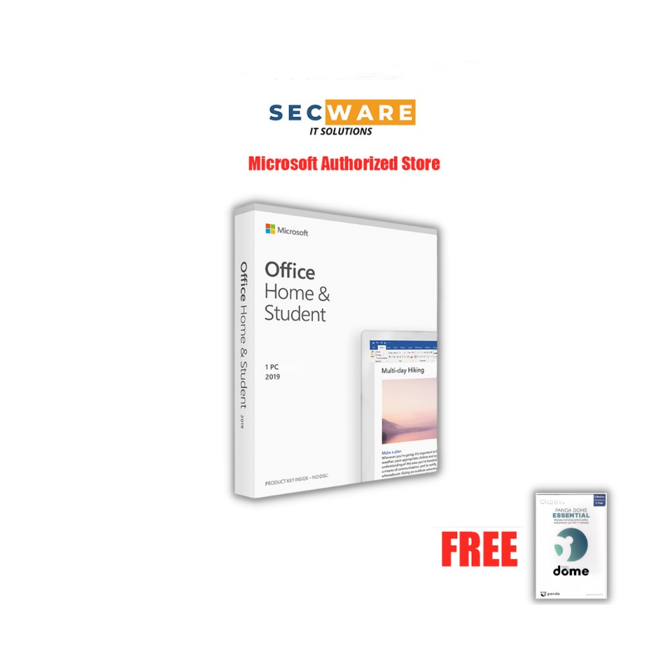 Microsoft Office 2019 Home and Student with Antivirus for Windows PC |  Shopee Philippines