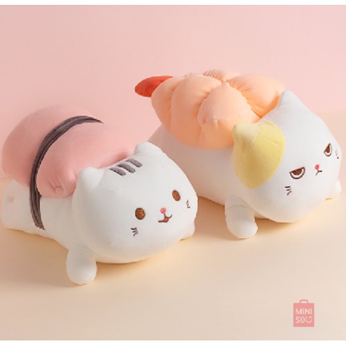 miniso sushi cat plush