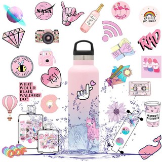 Aesthetic Stickers 100 Pcs Cute VSCO Sticker Pack Waterproof Vinyl Decals  Stickers for Water Bottle Laptop Hydro Flasks Phone Case Scrapbook Scooter