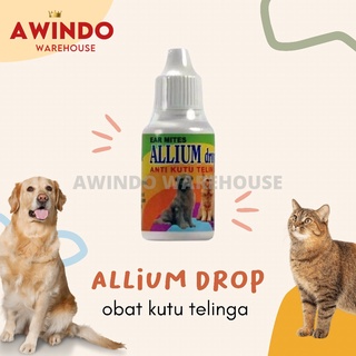 Allium DROP - 30ml Eat Mites Dog Cat Ear Lice Medicine